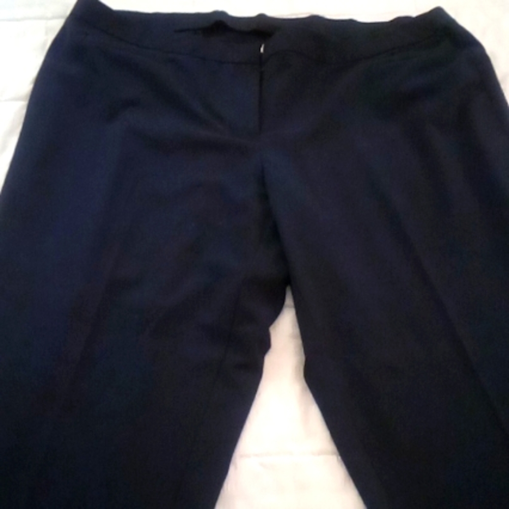 Avenue Stretch slacks Navy Blue sz 16 Petite